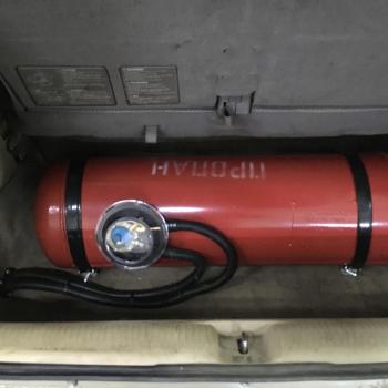 Цилиндрический баллон объемом 65 литров