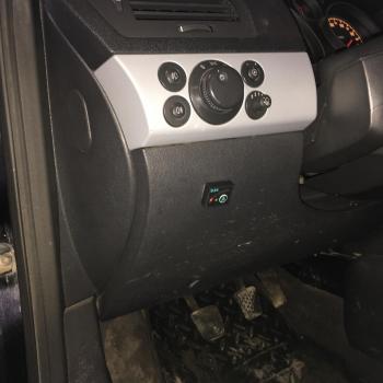 Переключатель с индикацией режима работы. Переключатель с индикацией режима работы.