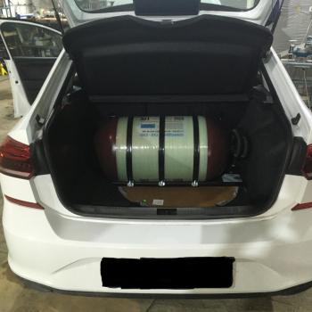 Металлокомпозитный цилиндрический баллон объемом 90 литров Металлокомпозитный цилиндрический баллон объемом 90 литров